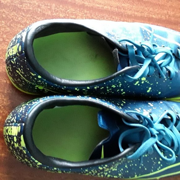 Nike Mercurial Big Boys Size 7 Indoor Soccer Shoes - Picture 4 of 5